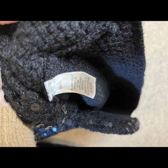 Stunning Black Sequin Blazer by White Black Market - XS - Picture 4 of 8